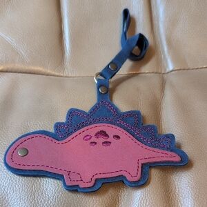 Portland Leather Dinosaur Bag Tag